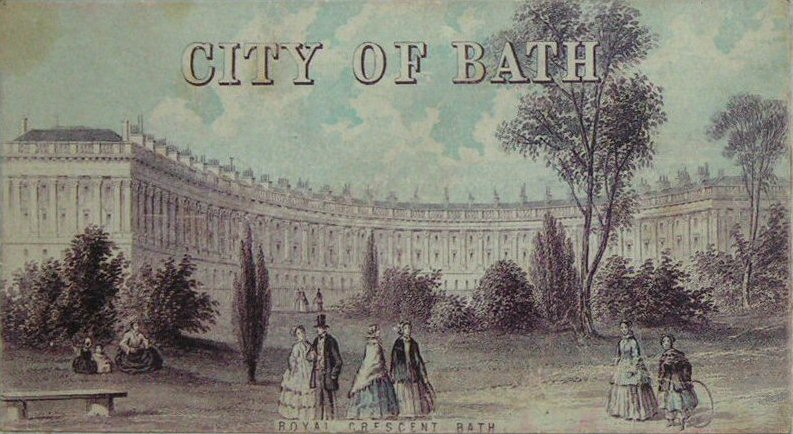 Chromo-lithograph - Royal Crescent - Bath. - T